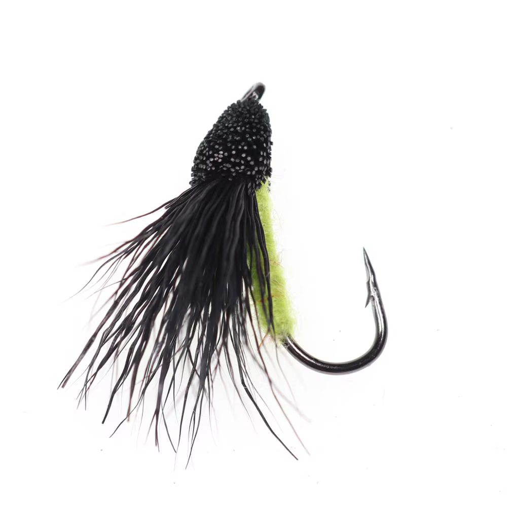 Bimoo #10 Mosca Cigarra Deer Hair – Flotante para lubina y trucha - imagen 2