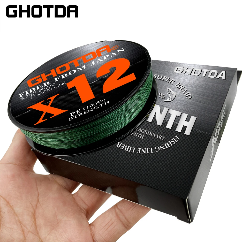 GHOTDA Hilo Trenzado 12 ramales - Carpa 25-92lb - imagen 4