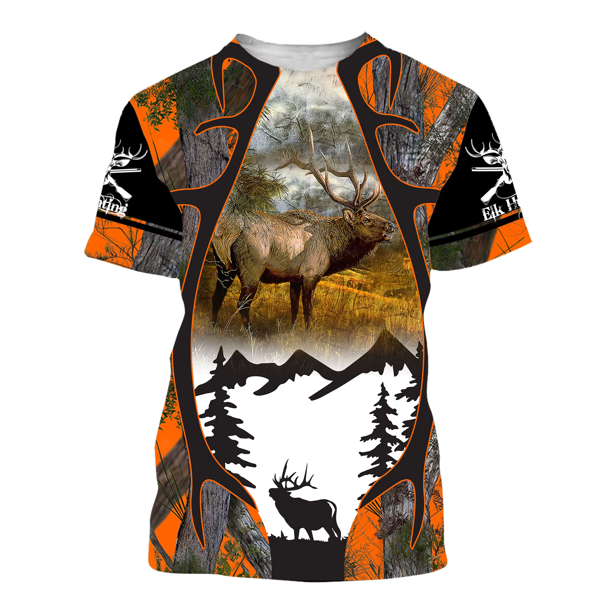 Camiseta de pesca 3D manga corta verano - imagen 3