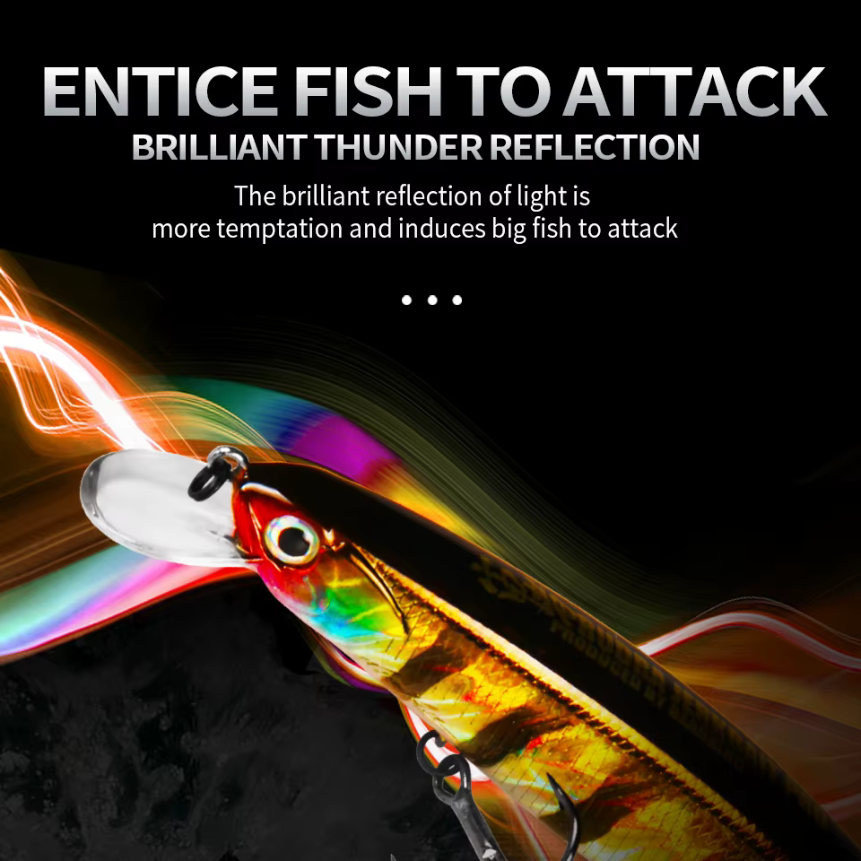 BearKing Wobbler Minnow – 13 cm profundidad 1,8 m - imagen 5