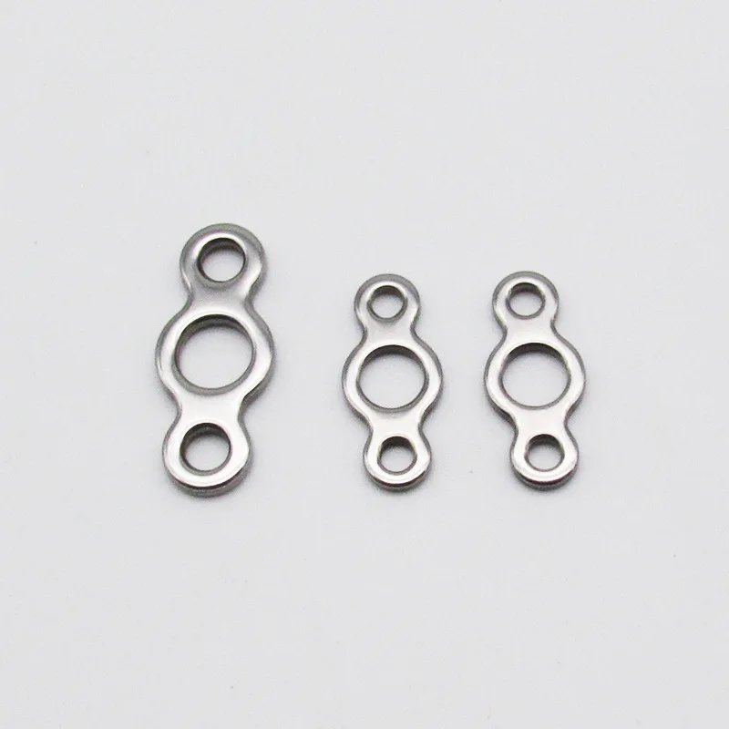 Anillo sólido de acero inoxidable 3 agujeros para pesca - imagen 2