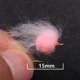 Juego de moscas para trucha: ordeño y bugs brillantes, tamaño medio