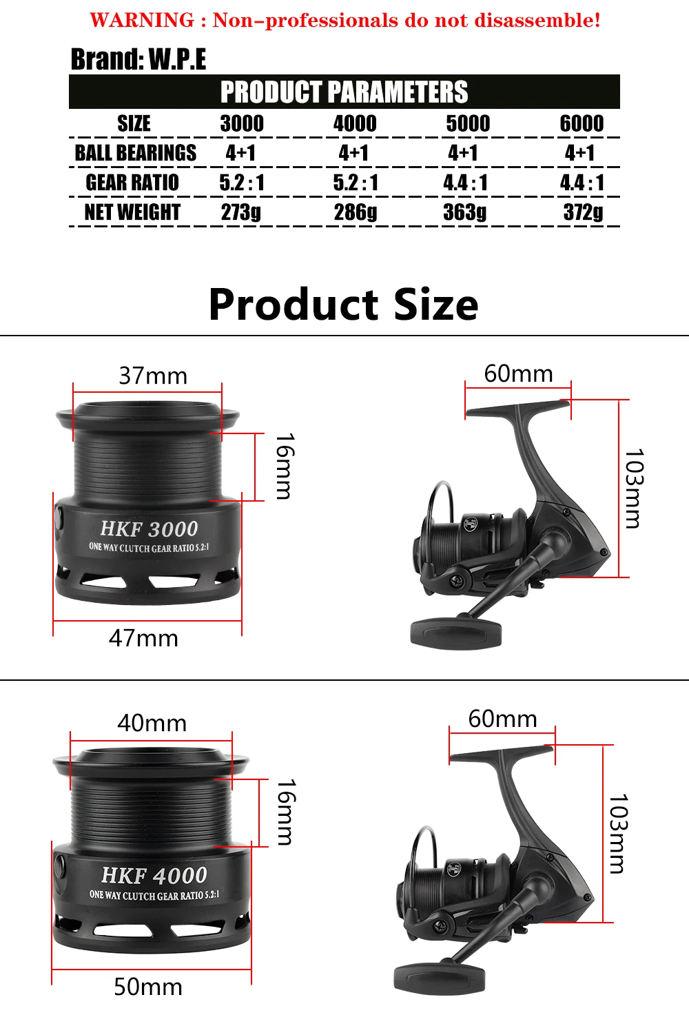 Mango CNC y carrete de aluminio bicolor