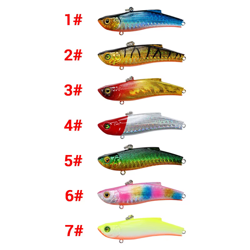 Señuelo VIB 18g – Plomo interno, 7cm sonajero giratorio para mar