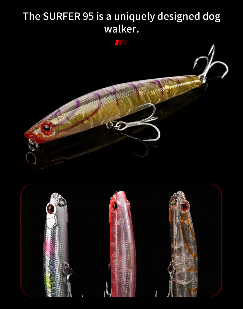 BLUX SURFER 95 en acción de walking