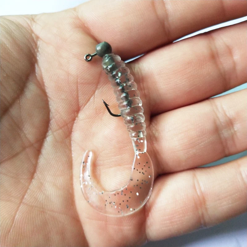 Vinilo 55mm para lubina – Señuelo silicona olor a sal jigging - imagen 5
