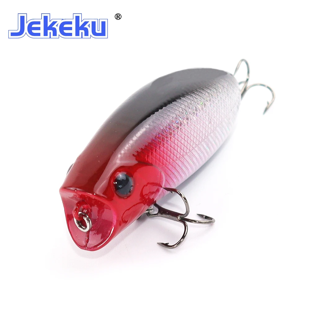 JEKEKU Señuelo de manivela duro con bola, cebo artificial para depredadores - imagen 4
