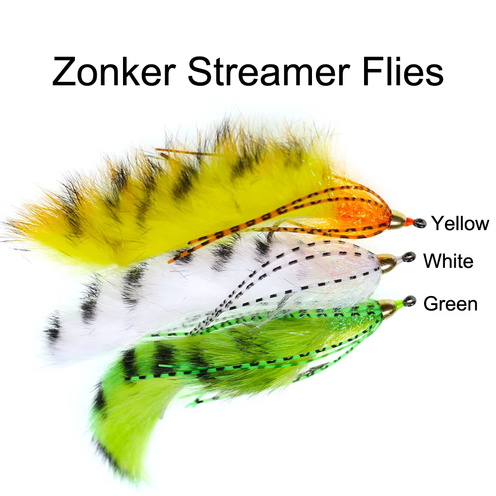 Señuelos Streamer Zonker Conohead Elwv para Lubina y Lucio - imagen 3