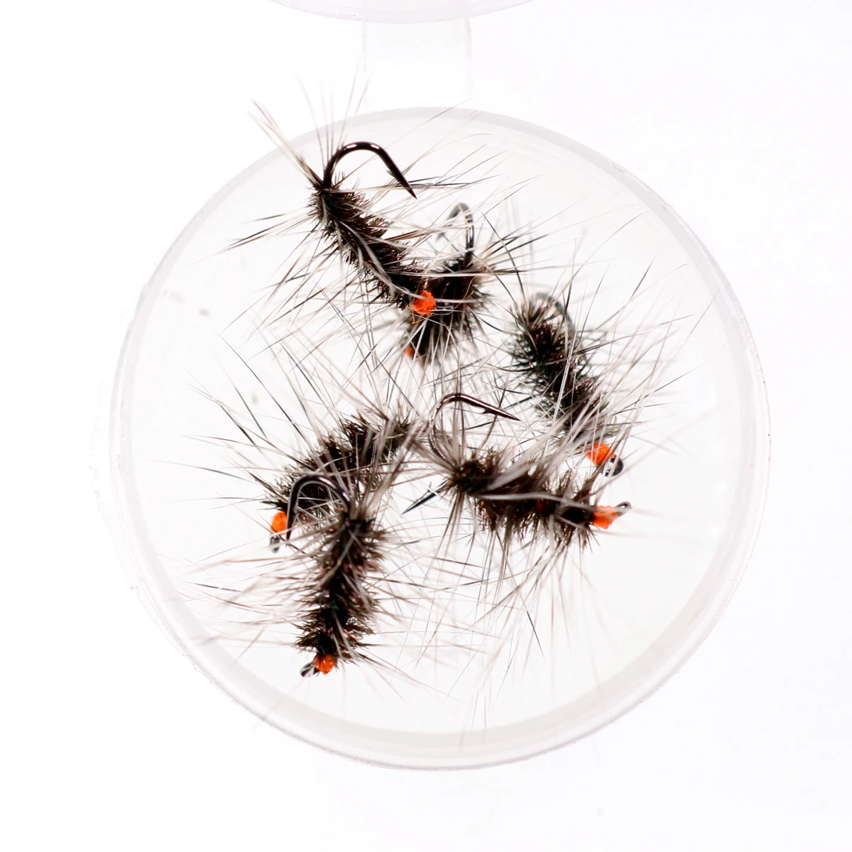 Detalle de las púas Hackle