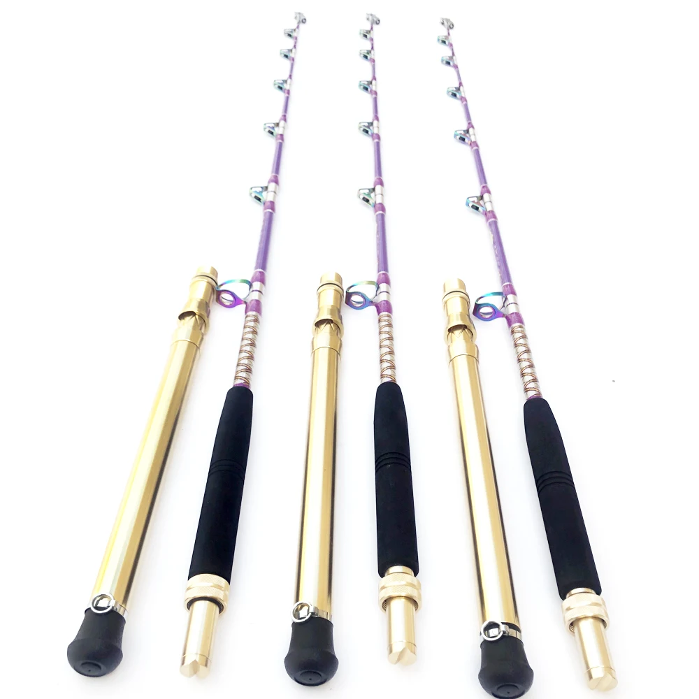 Caña de carbono spinning para barco, depredadores, slow jigging - imagen 3