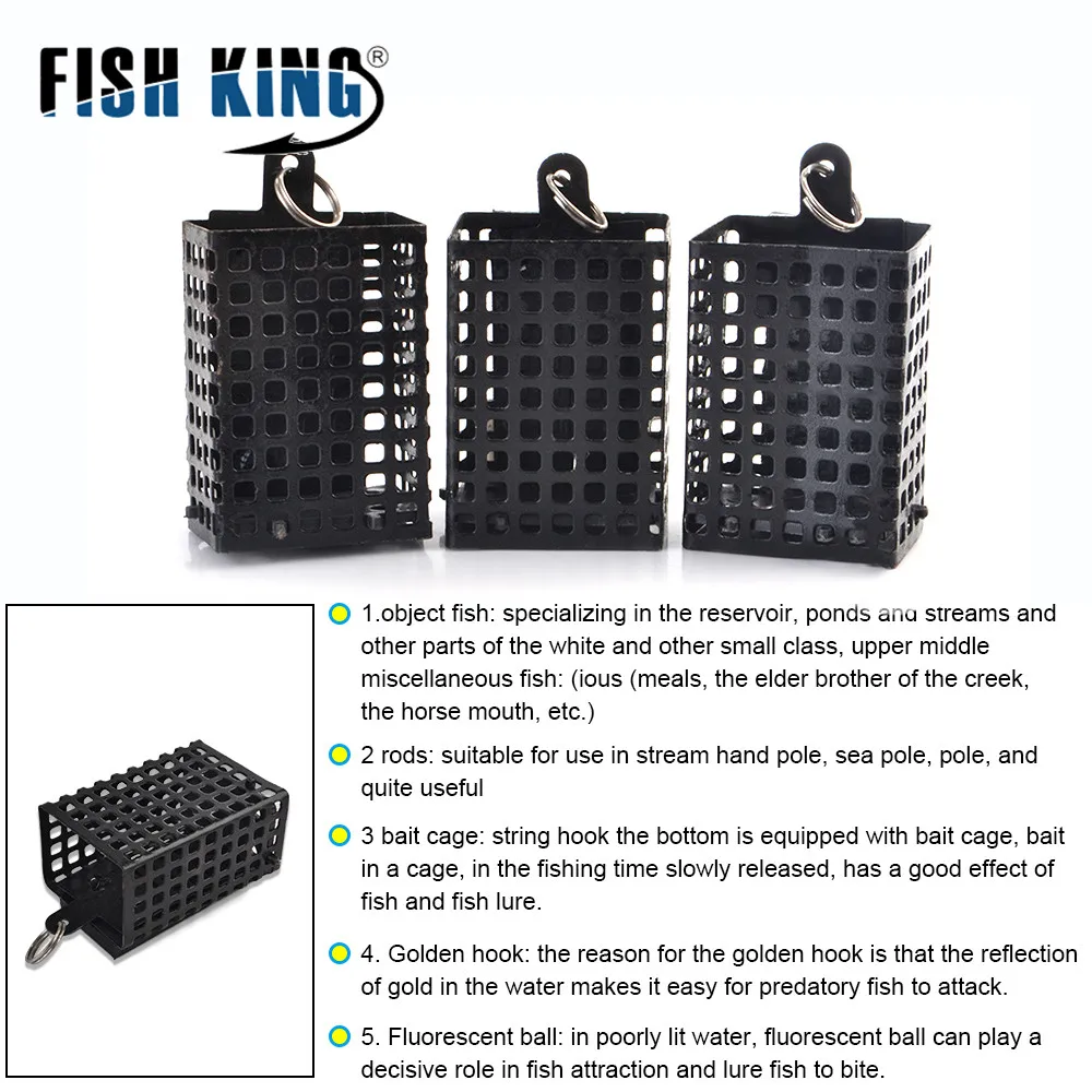 NGB Cesta de metal cuadrada para cebo de carpa – 30‑100 g - imagen 2