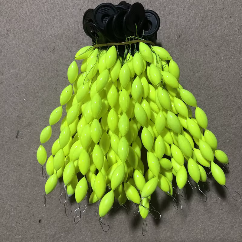 Seven Star Float Bobber Beans – Flotador Carpfishing Ovalado Rojo/Amarillo - imagen 3