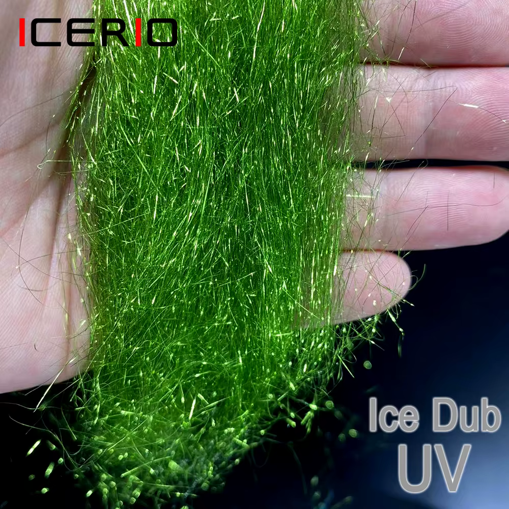 ICERIO Ice Dub Holográfico – Ninfas para trucha y salmón - imagen 4