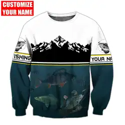 Sudadera unisex con capucha para pesca deportiva – Estampado 3D