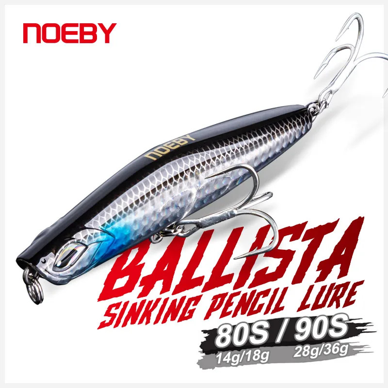 Sinking Stickbait NOEBY 99 mm – Wobbler de Hundido para Agua Salada - imagen 3