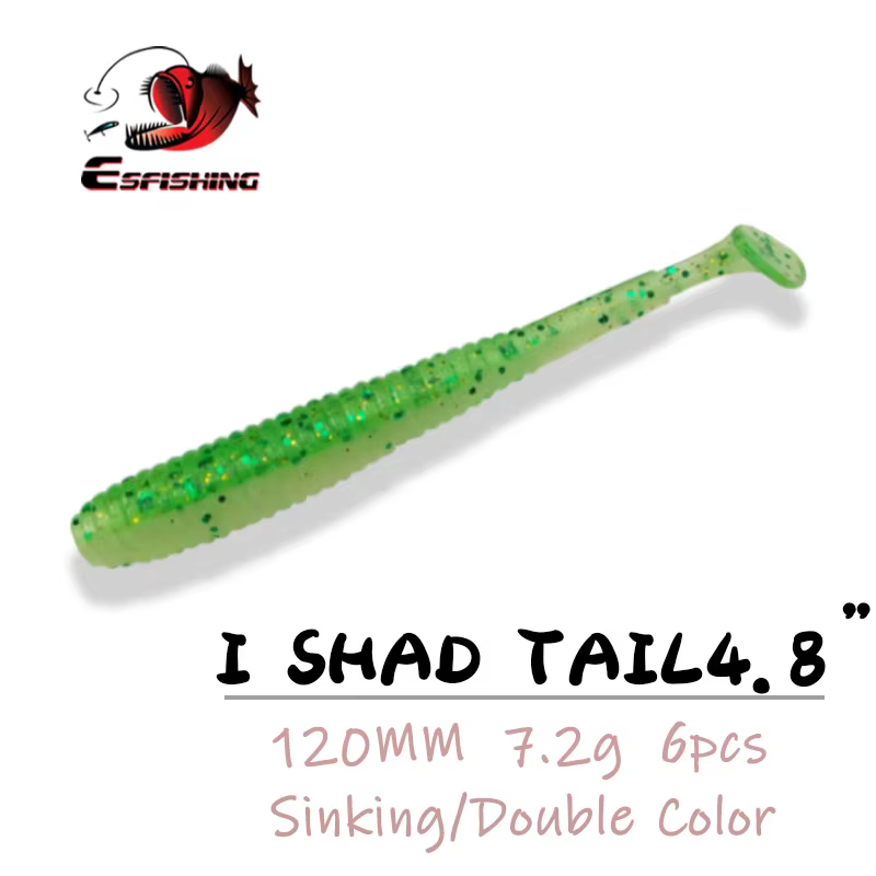 ESFISHING Shad Tail 12cm – Señuelo blando para pesca en mar - imagen 4