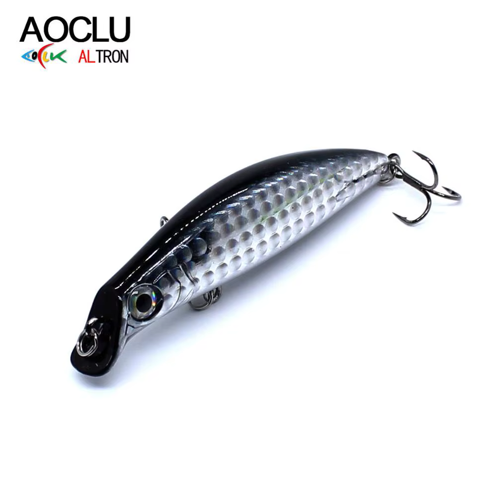 AOCLU Señuelo Topwater - Cebo duro con pintura UV brillante