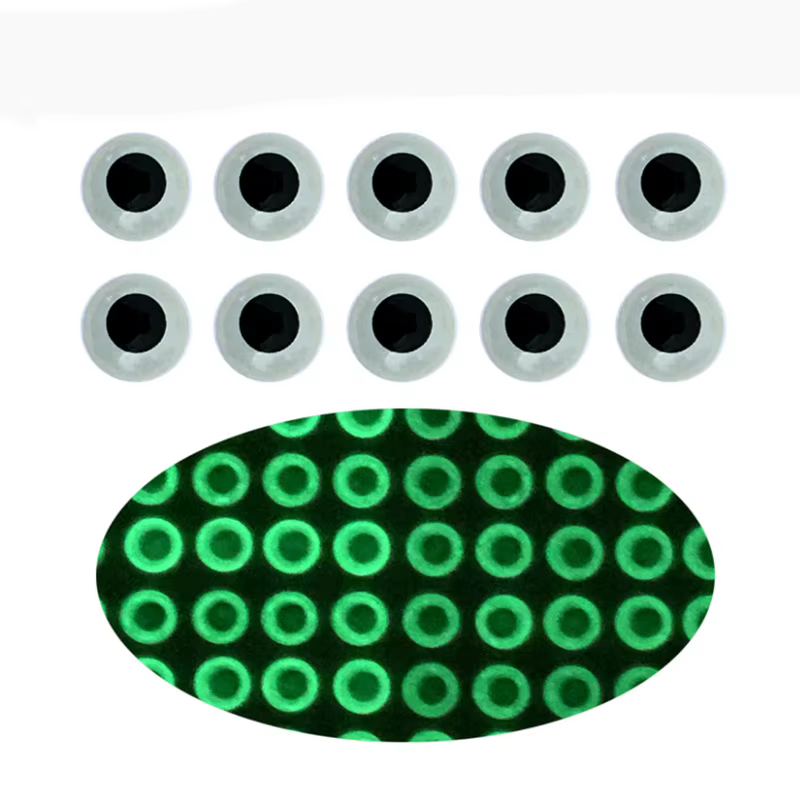 Ojos 3D luminosos para montaje de moscas con resina epoxi - imagen 3