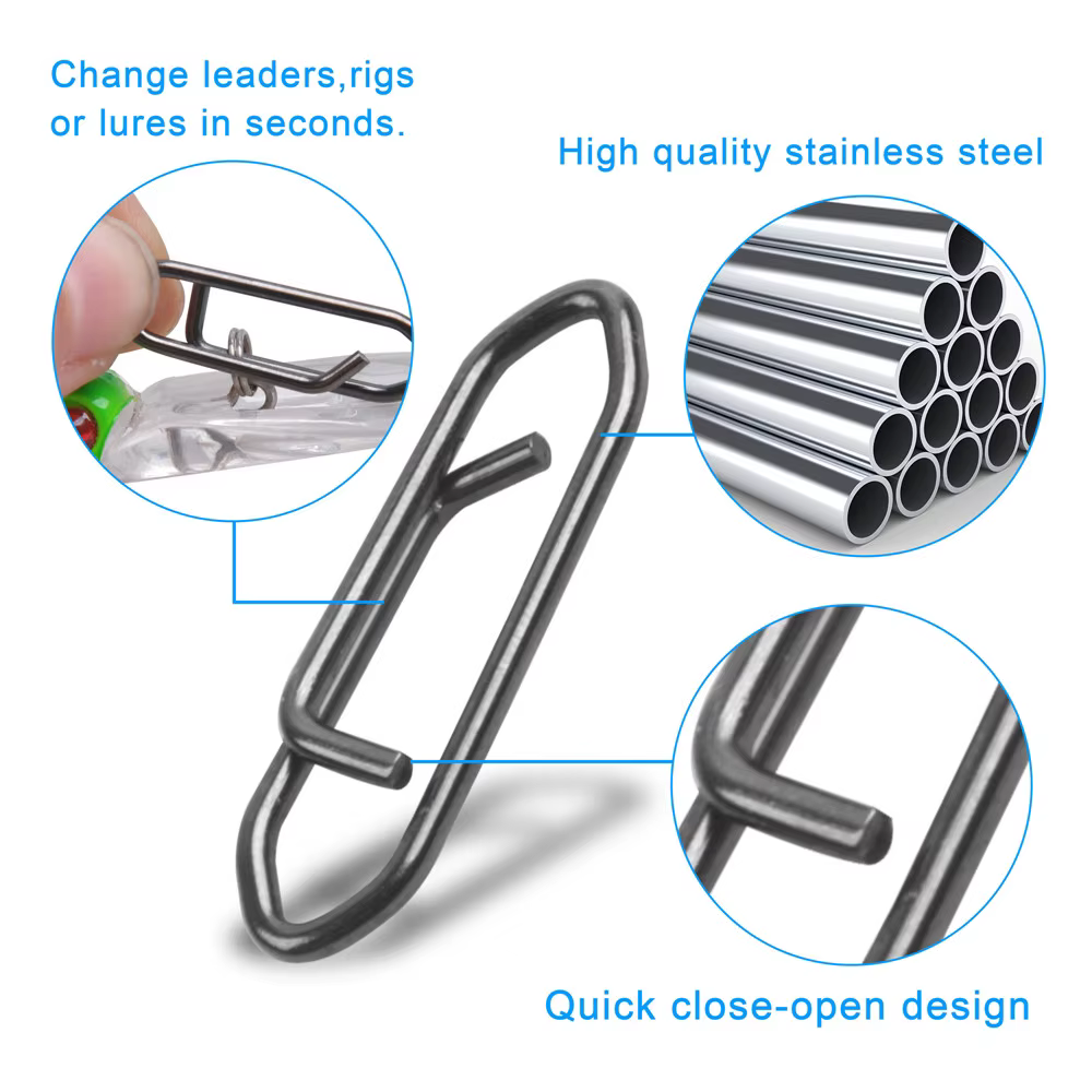 Clips rápidos de acero inoxidable - conector a presión 44-121LB