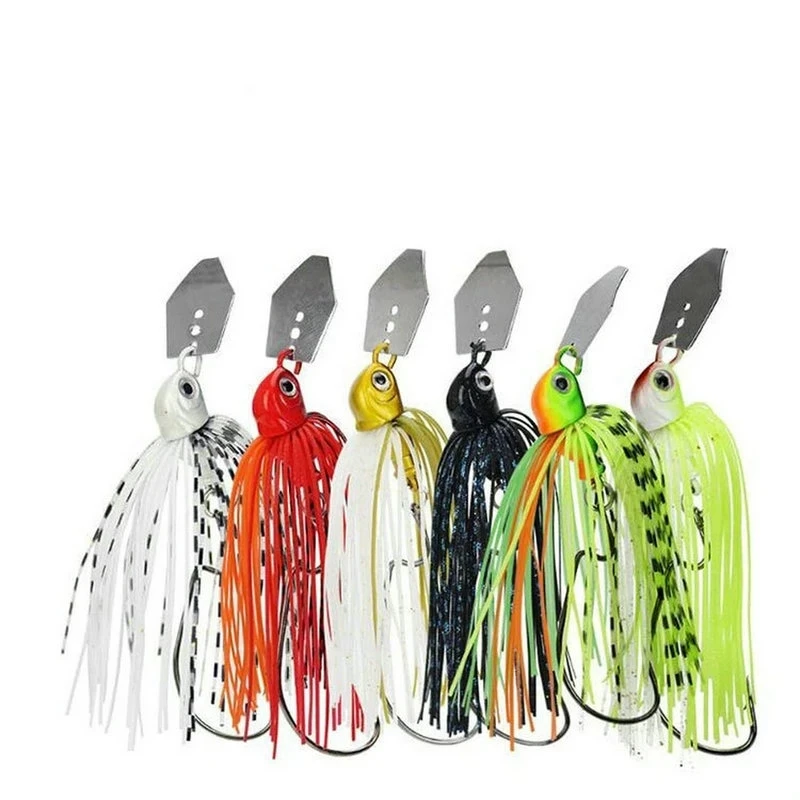 Señuelo Chatterbait giratorio con faldón – Buzzbait para lubina - imagen 5