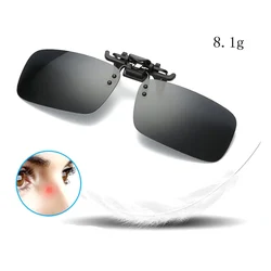 Gafas de sol polarizadas con clip para pesca UV400, día y noche
