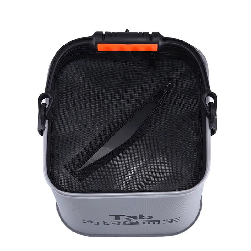 Cubo Plegable EVA 5L para Conservar Cebo Vivo en Pesca - imagen 3