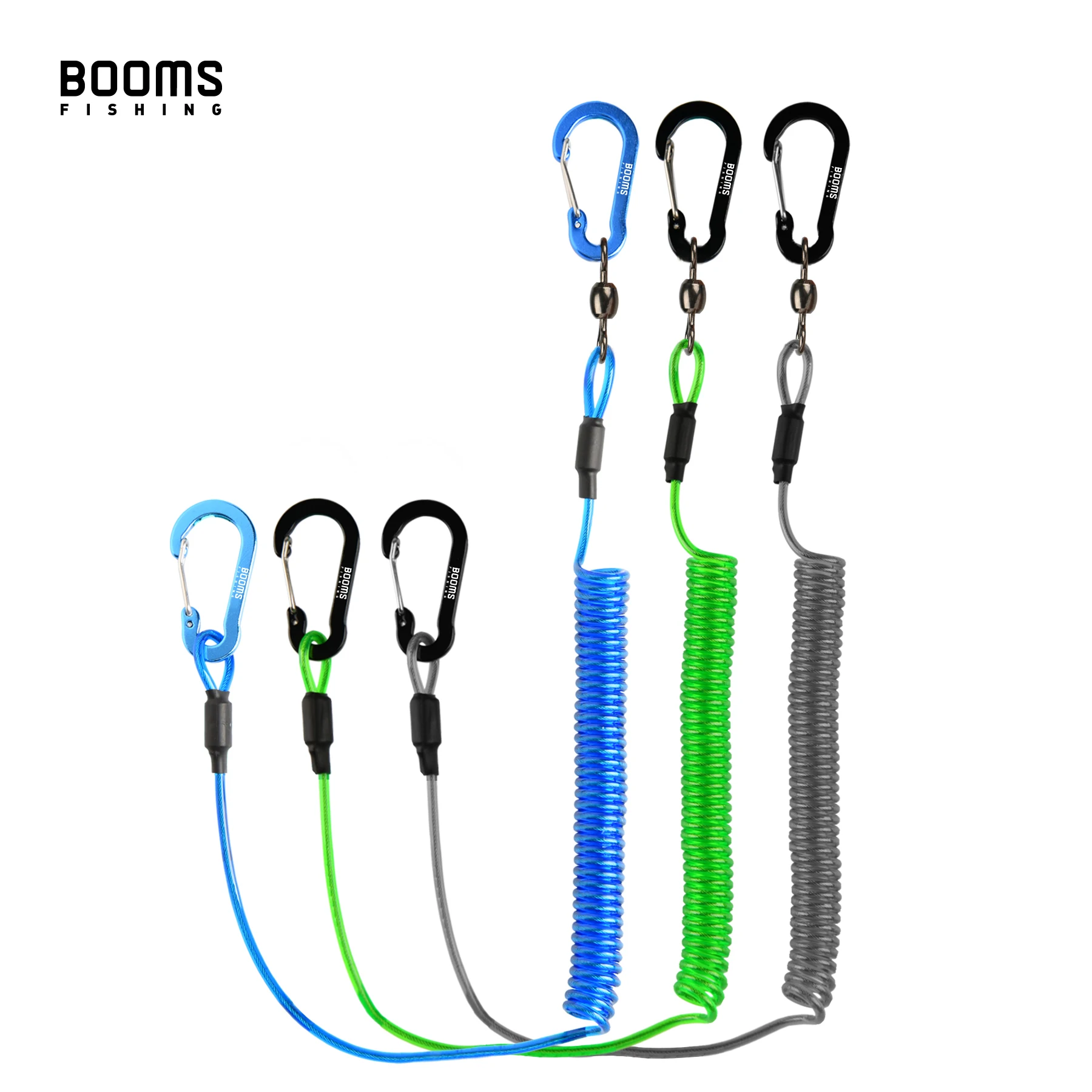Cuerda de pesca Booms Fishing T02 – Mosquetón 2 metros - imagen 3