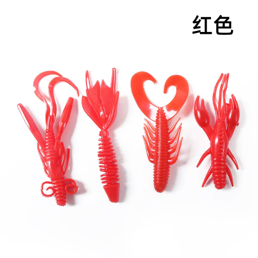 Señuelo silicona imitación gusano arena camarón – cebo para pesca - imagen 5