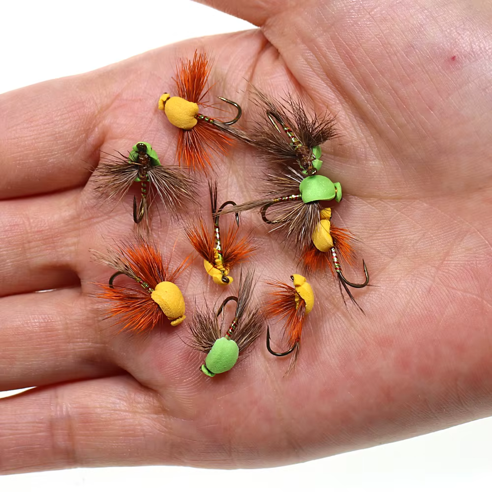 Señuelo flotante Bimoo pelo de ciervo – Trucha Lubina 12-14 - imagen 2