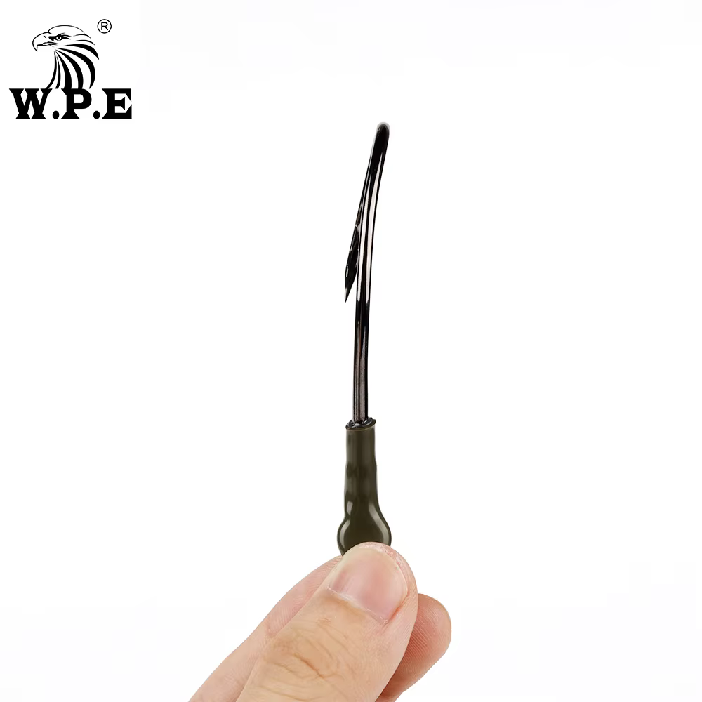 W.P.E anzuelo 8/0 acero alto carbono aparejo para bagre - imagen 2