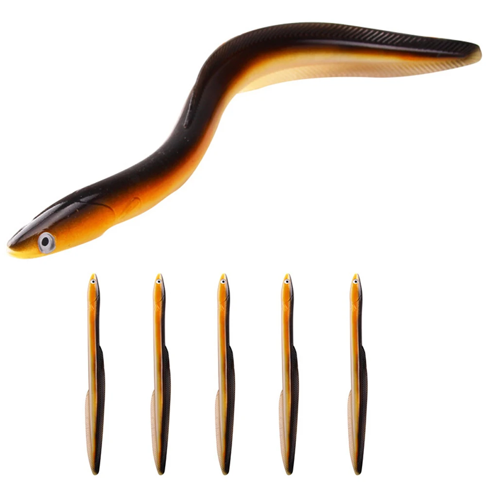 Anguila Artificial Swimbait 30cm – 60g Silicona realista para lubina - imagen 2