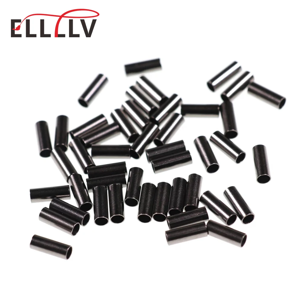 Cable de cobre negro con engarzador para pesca en agua salada