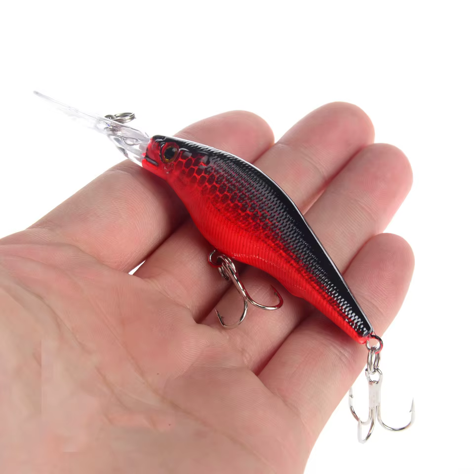 Wobbler Minnow 90mm flotante para lubina y carpa - imagen 5