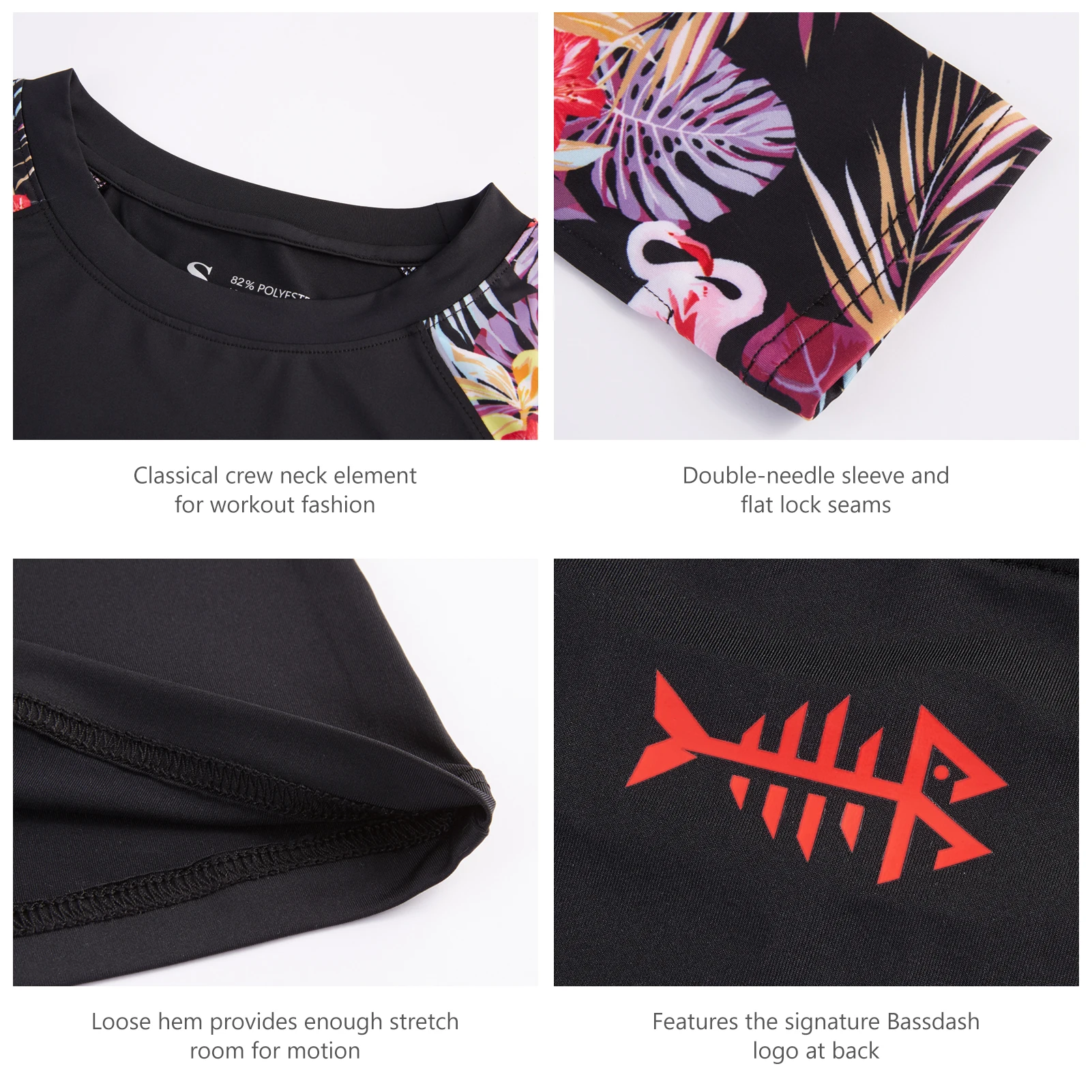 Bassdash Camiseta Protección Solar UPF 50+ Manga Larga Camuflaje Pesca - imagen 5