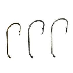 Anzuelos dobles con púas de acero al carbono – Portacebos de pesca