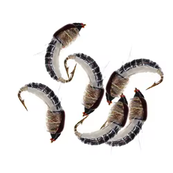 Moscas artificiales realistas Scud para trucha – ninfa serpentina