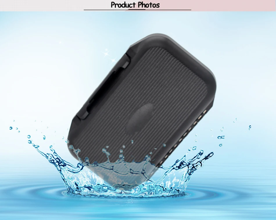 Caja impermeable MNFT para pesca con mosca, vista frontal