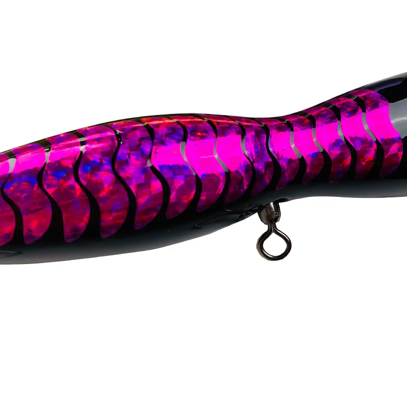 TEASER WD112 Popper madera 120g – Señuelo superficie para mar - imagen 3