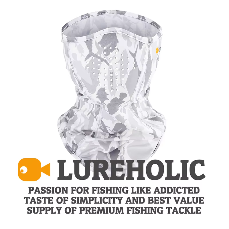 LUREHOLIC Mascarilla de Pesca UV UPF50+ Protección Cuello y Cara