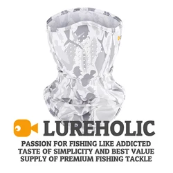 LUREHOLIC Mascarilla de Pesca UV UPF50+ Protección Cuello y Cara