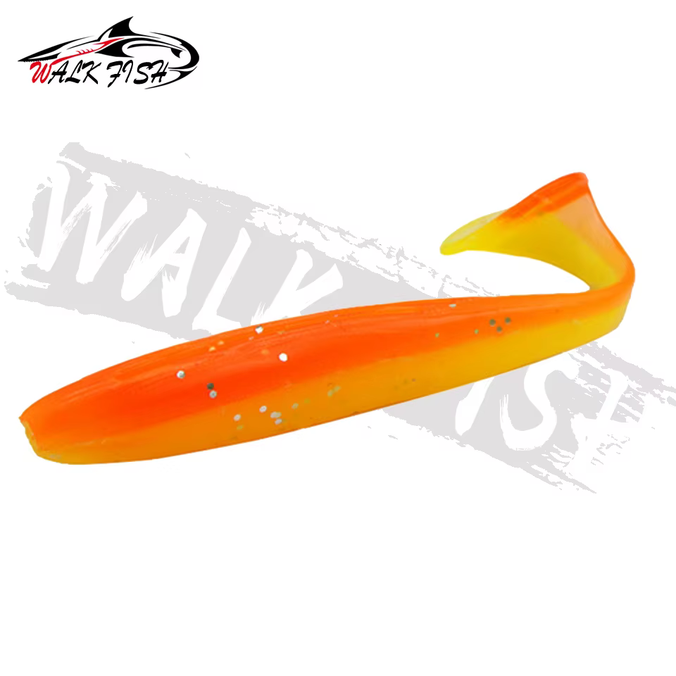 Walk Fish Señuelos de vinilo gusano blando para pesca marina - imagen 5