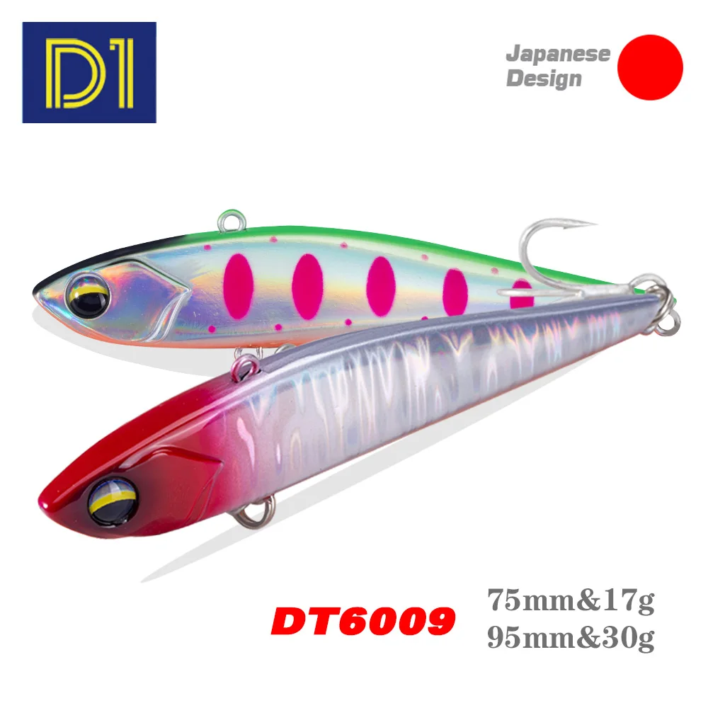 D1 VIB Señuelo vibratorio para lucio – 75mm y 95mm