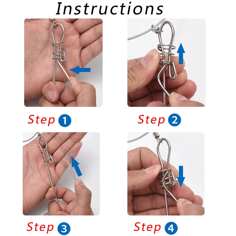 Hebillas de acero para peces vivos: control de flotabilidad