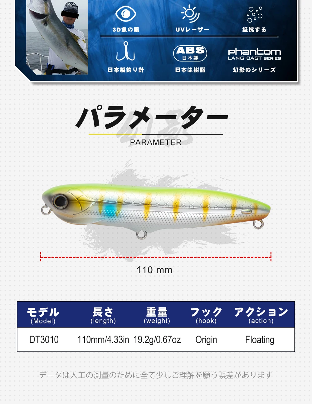 Señuelo D1 dentro de una caja de pesca con compartimentos