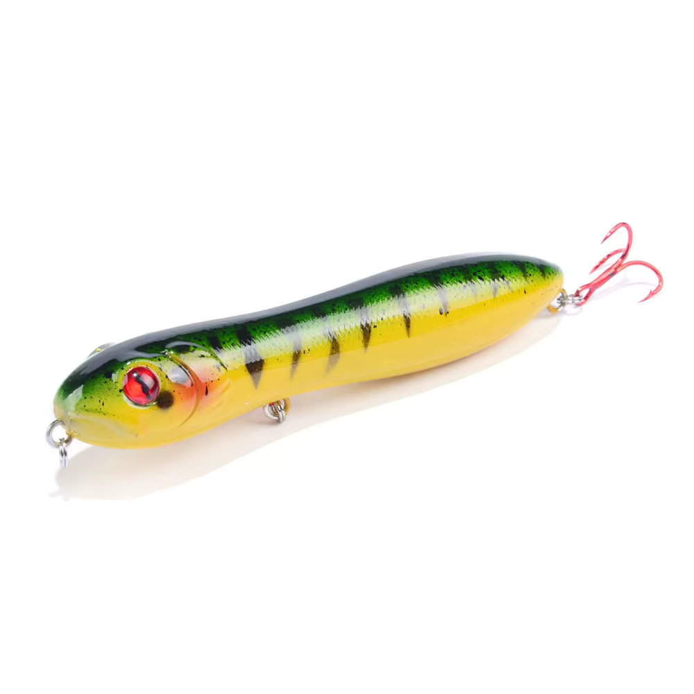 Señuelo flotante cabeza de serpiente 95mm para lubina - imagen 3