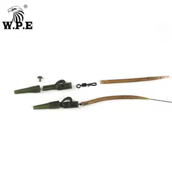 WPE Giratorio Q Cambio Rápido Cuerpo Largo Negro Mate - Pesca Carpa