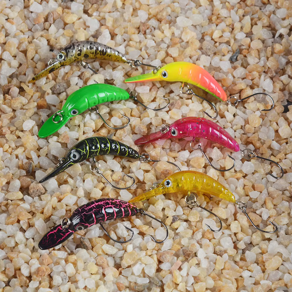 Crankbait minnow mini 5 cm 2,5 g con gancho unico para pesca - imagen 4