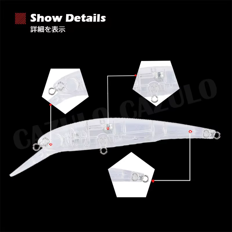 Minnow ABS Flotante – Wobbler 105mm para Carpa - imagen 2