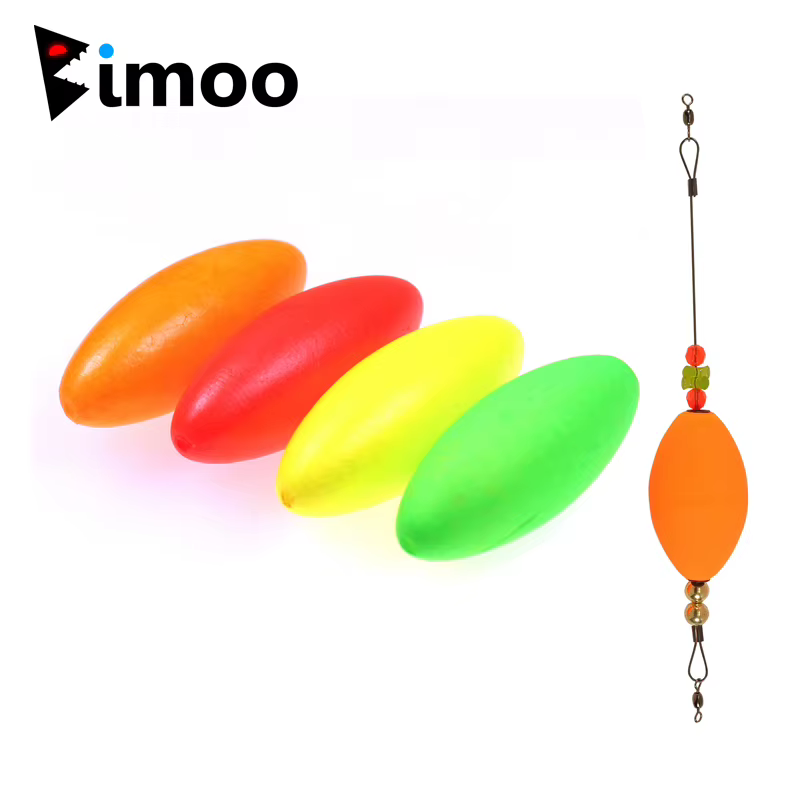 Bimoo flotador de aparejo para bagre – Rojo, verde, amarillo, naranja