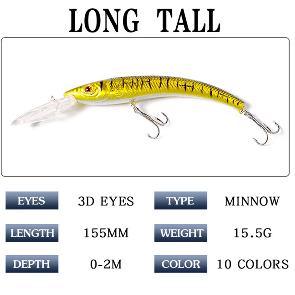 Hard Bait Flotante 15,5 cm / 15,5 g - imagen 3